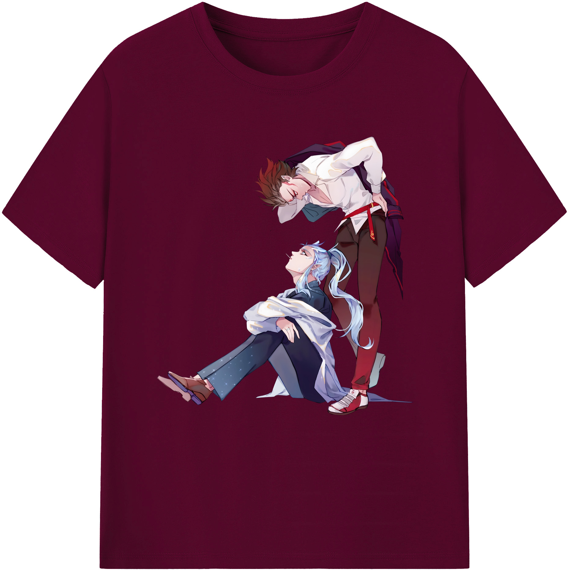 （画像用） Ne Zha 2 ナタ 魔童の大暴れ レディースカジュアルプリントTシャツ（綿100％）